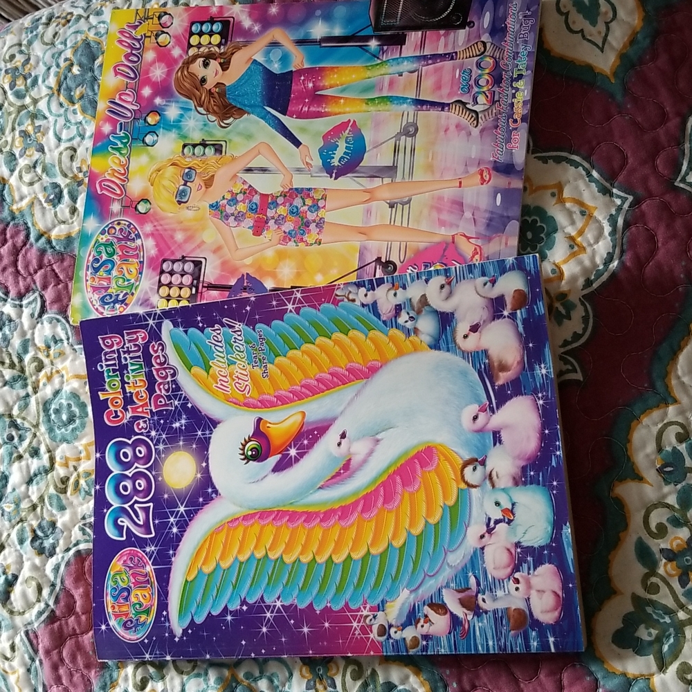 Lisa Frank paper dolls bundle